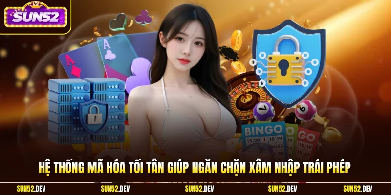 Hệ thống mã hóa tối tân giúp ngăn chặn xâm nhập trái phép