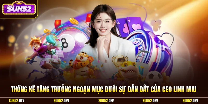 Thống kê tăng trưởng ngoạn mục dưới sự dẫn dắt của CEO Linh Miu